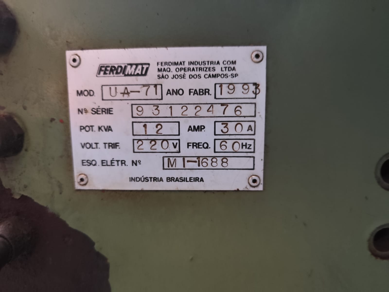 Retifica cilíndrica Ferdimat UA 71 — foto 4