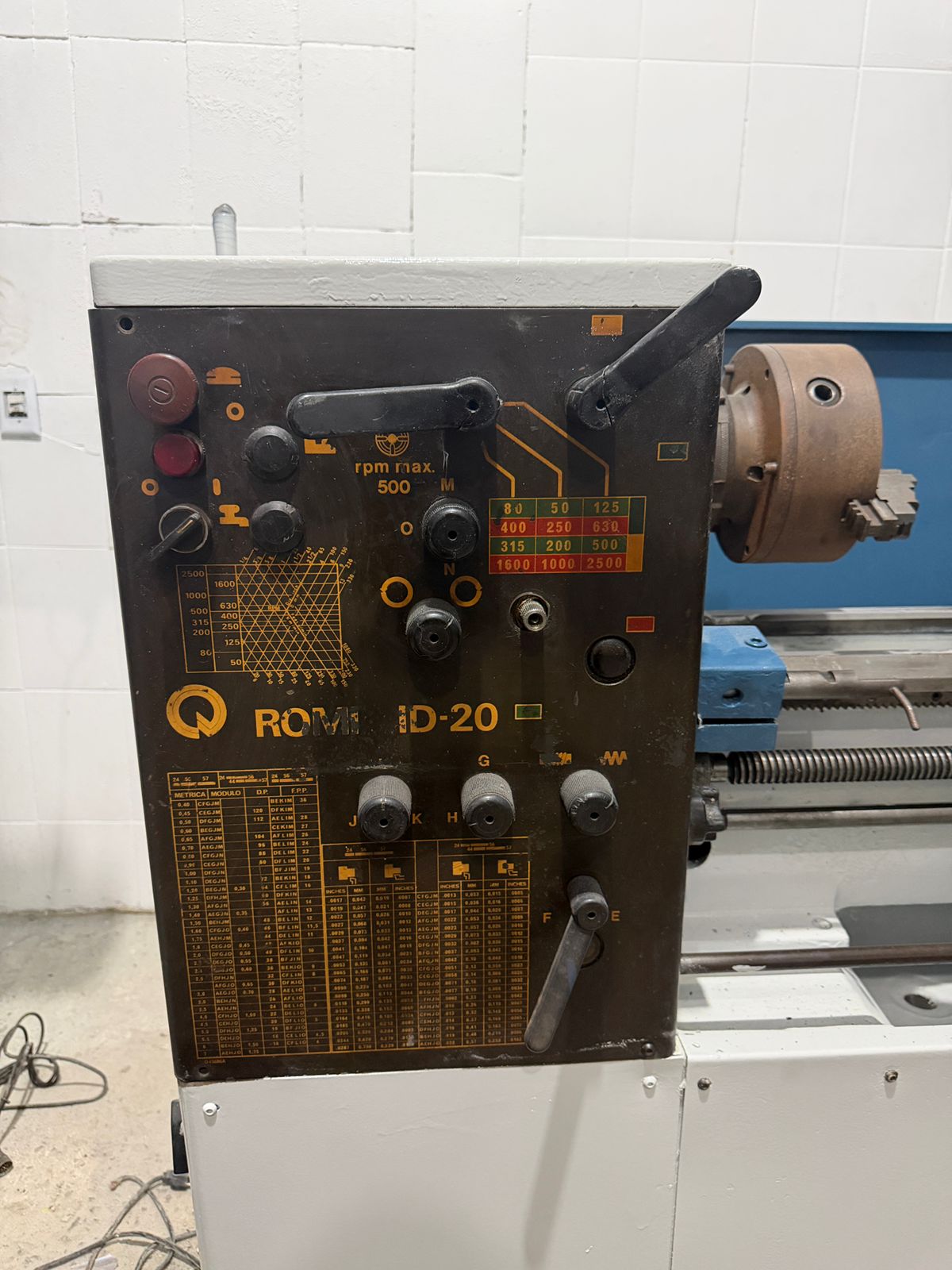 Torno Mecânico Romi – ID 20 — foto 6